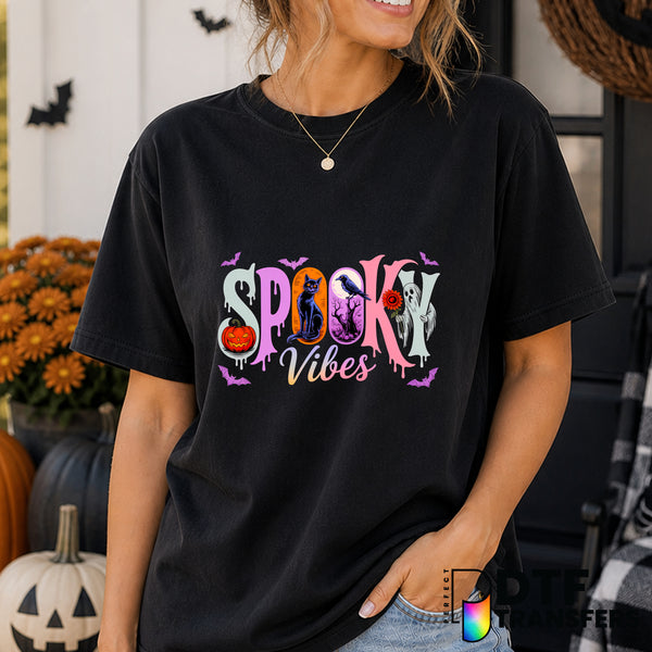 Spooky Vibes – Halloween DTF Transfer
