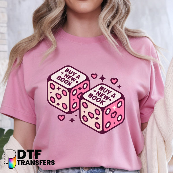 READ Books & Dice – Teacher DTF Transfer