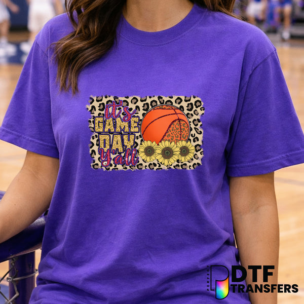 Basketball It's Game Day Y'all – Basketball DTF Transfer