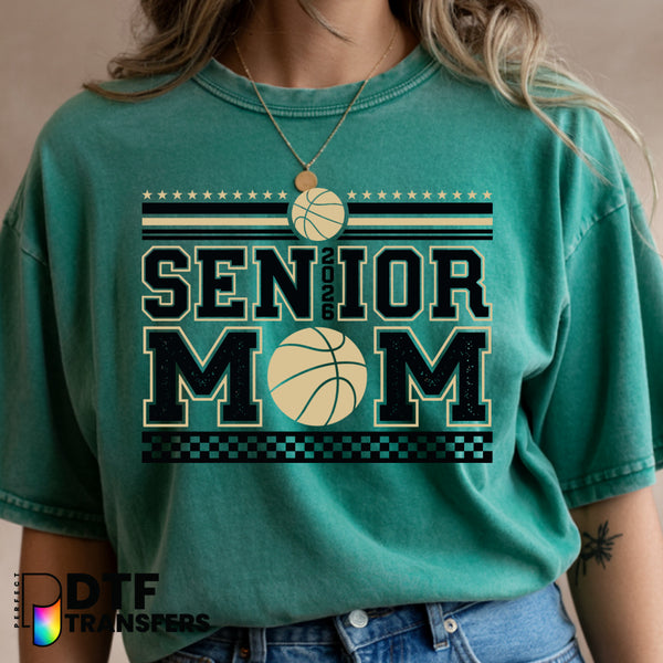 Basketball Senior Mom 2026 – Teacher DTF Transfer