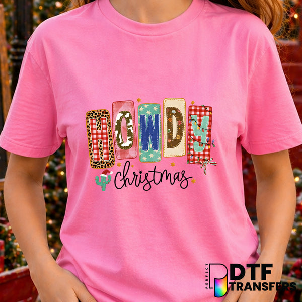 Howdy Christmas – Christmas DTF Transfer