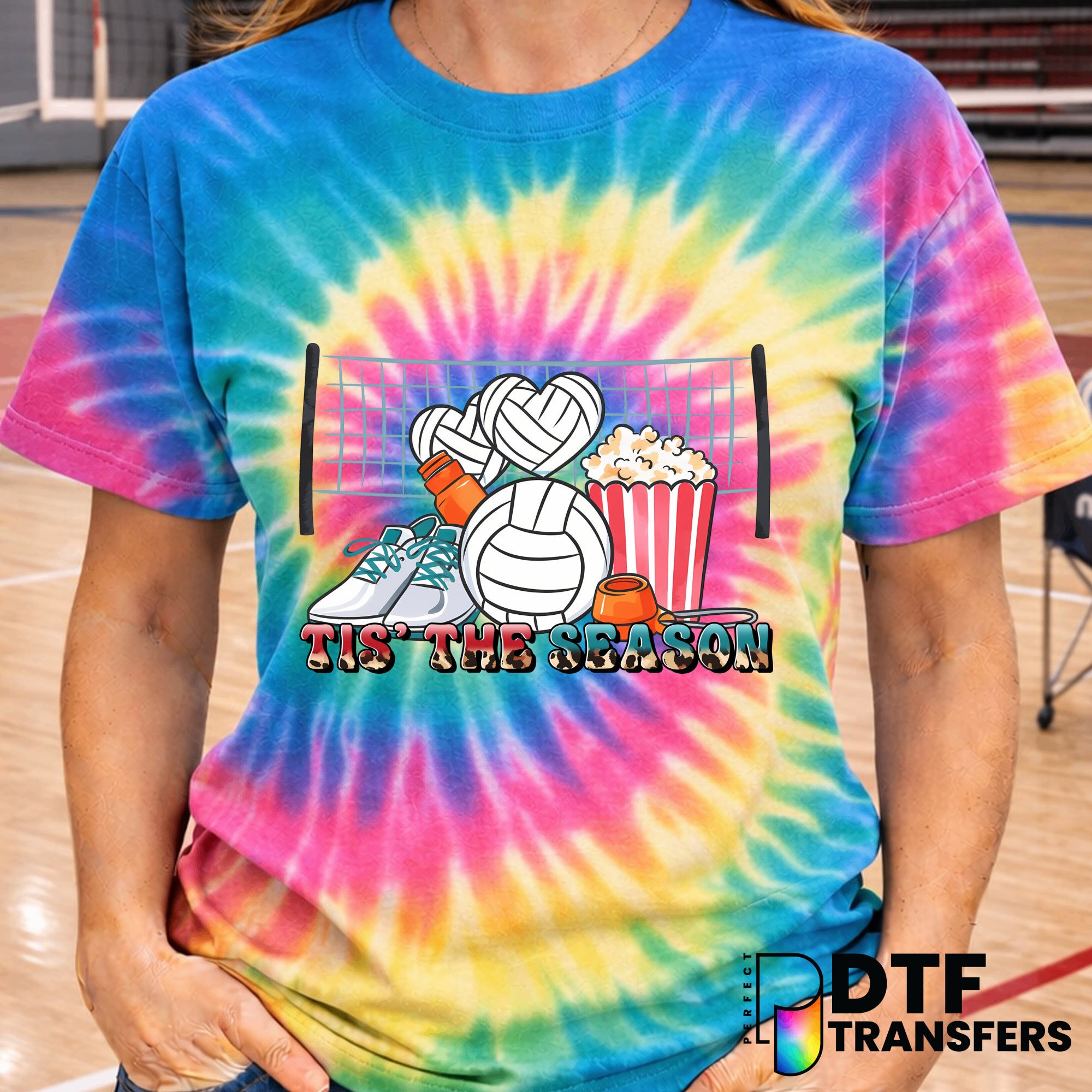 Tis The Season Volleyball – DTF Transfer