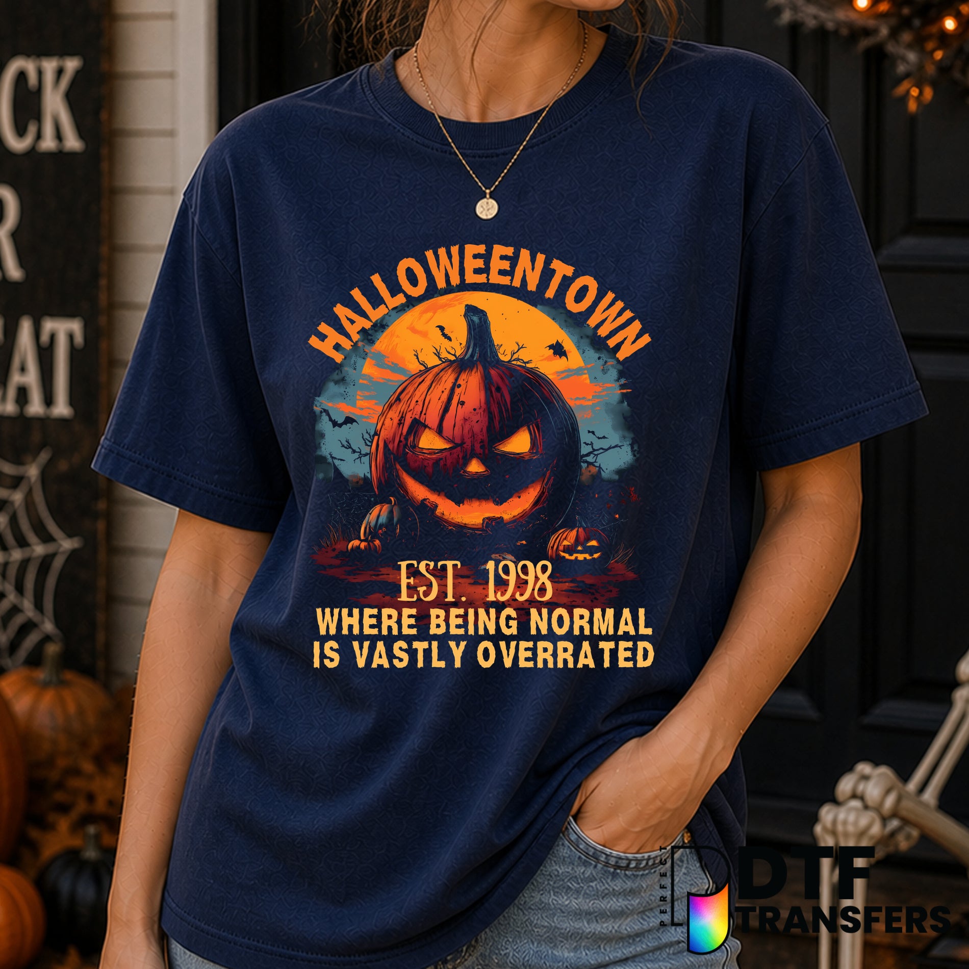 Halloweentown Pumpkin Patch – Halloween DTF Transfer
