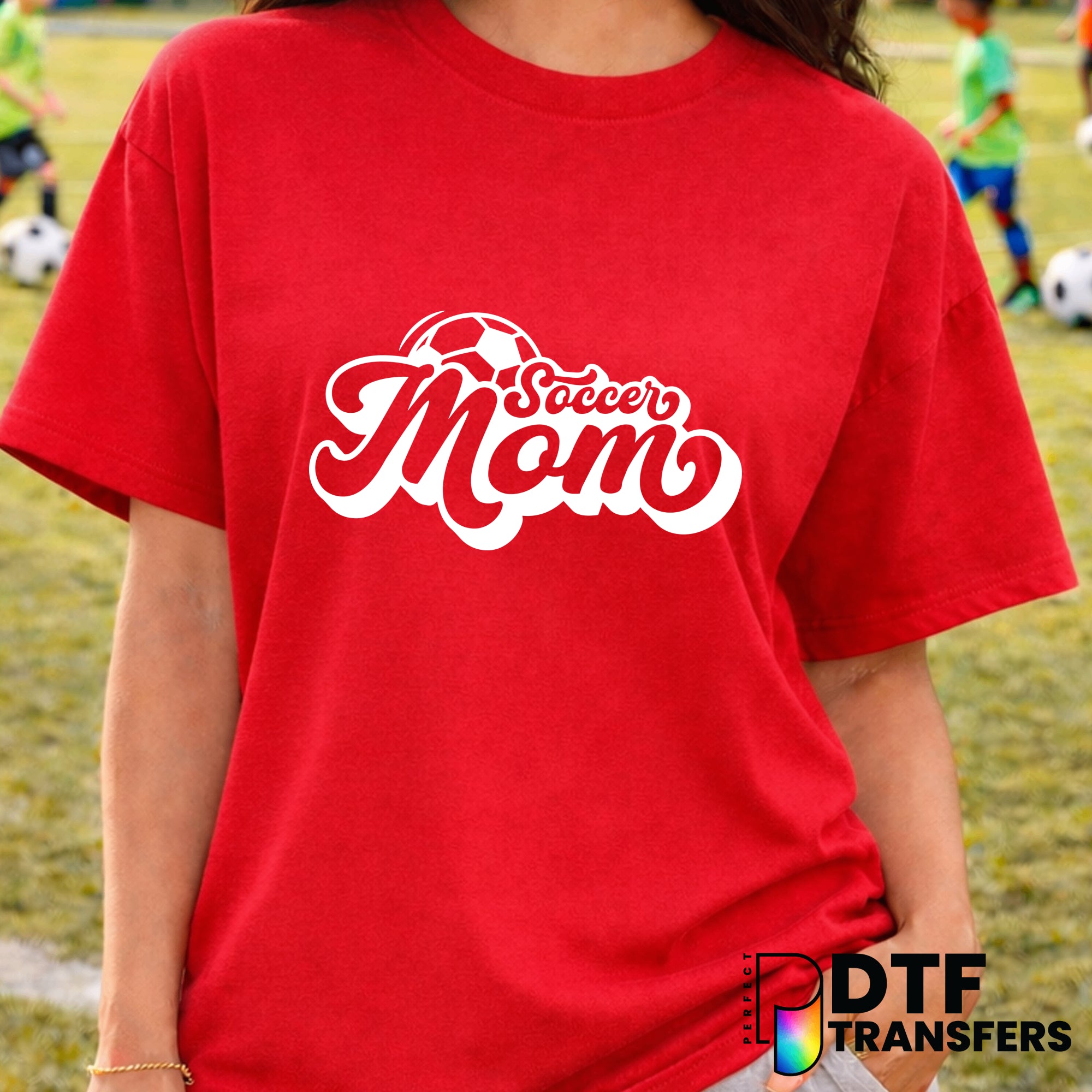 Soccer Mom – Soccer DTF Transfer