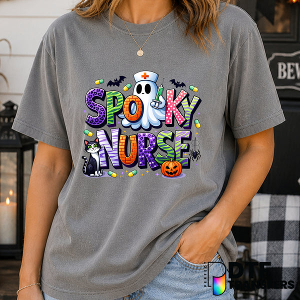 Spooky Nurse – Halloween DTF Transfer