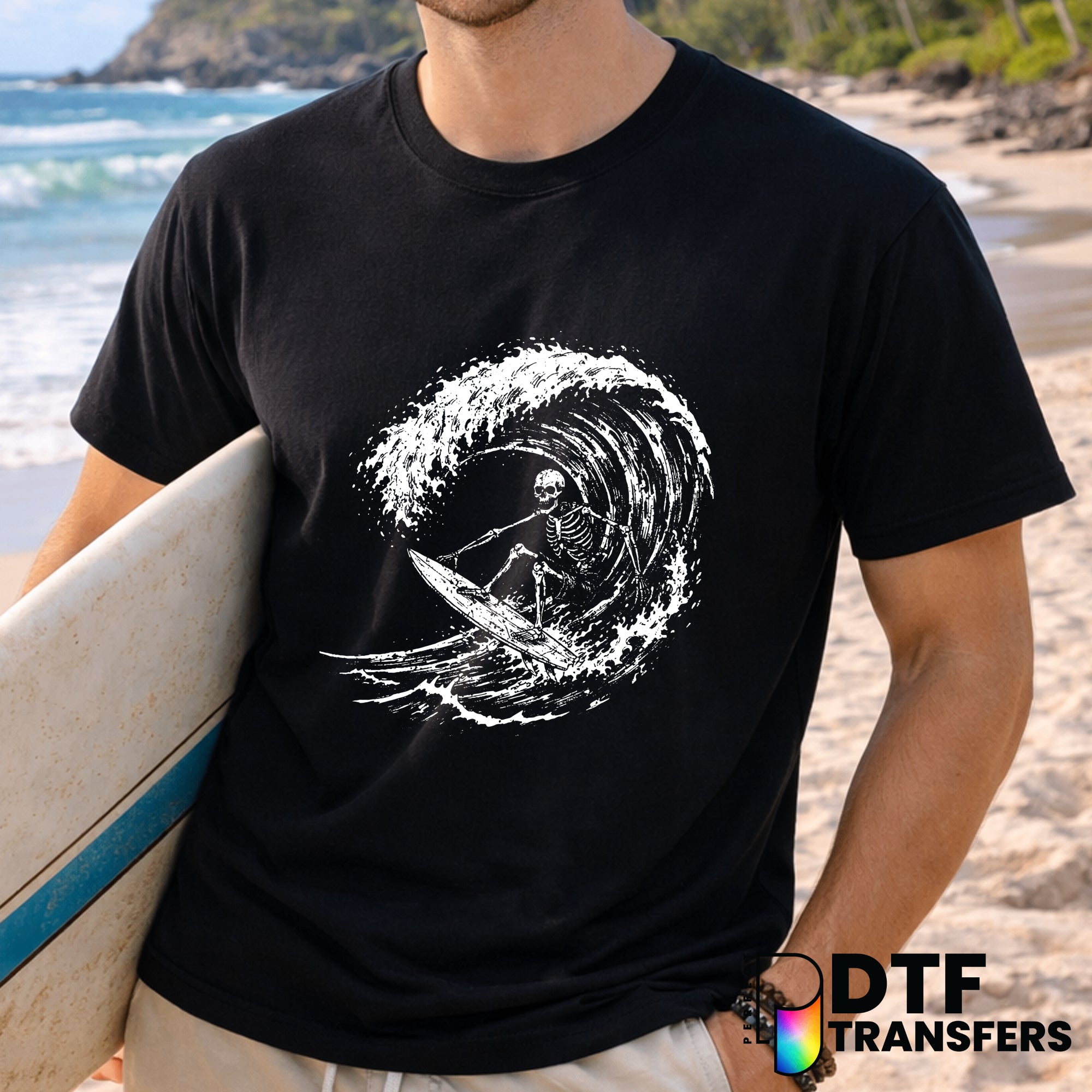 SURF FOREVER – Surfing DTF Transfer