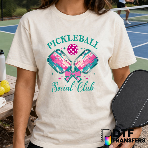 Pickleball Social Club – Pickleball DTF Transfer