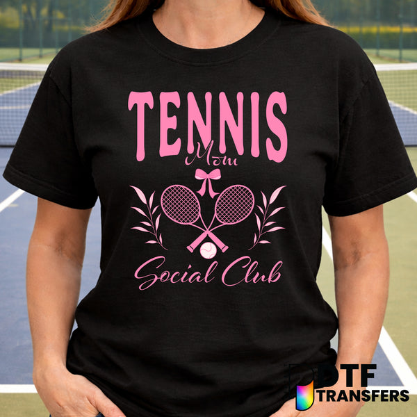 VINTAGE TENNIS MOM SOCIAL CLUB – Tennis DTF Transfer