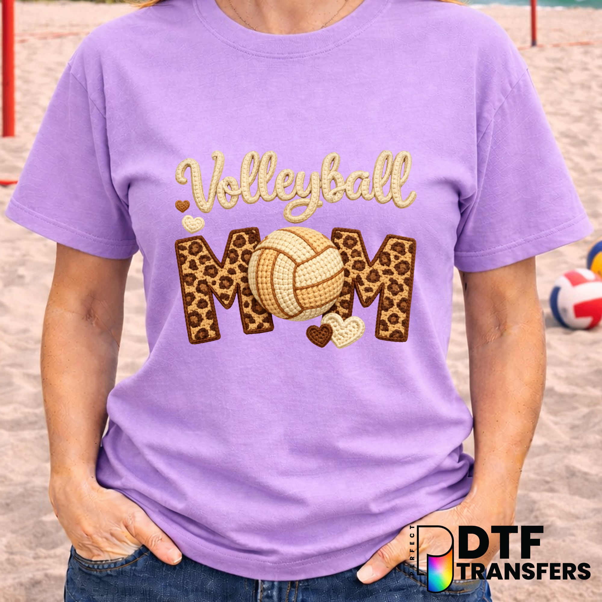 Volleyball Mom – Volleyball DTF Transfer