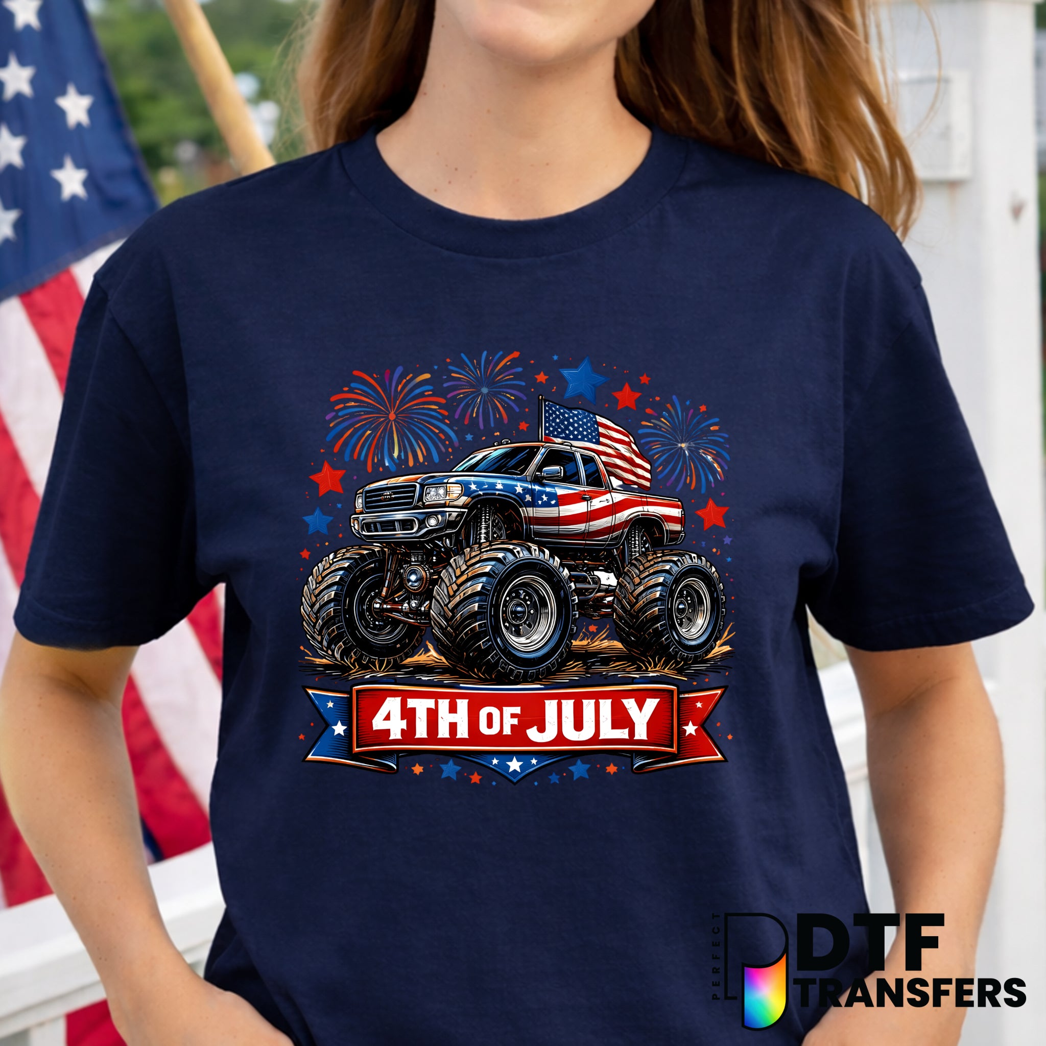 Monster Truck 4th of July – DTF Transfer