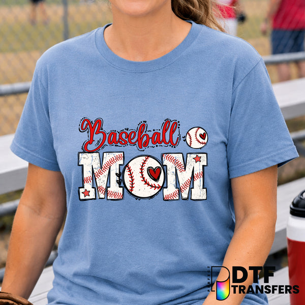 BASEBALL MOM – Baseball DTF Transfer