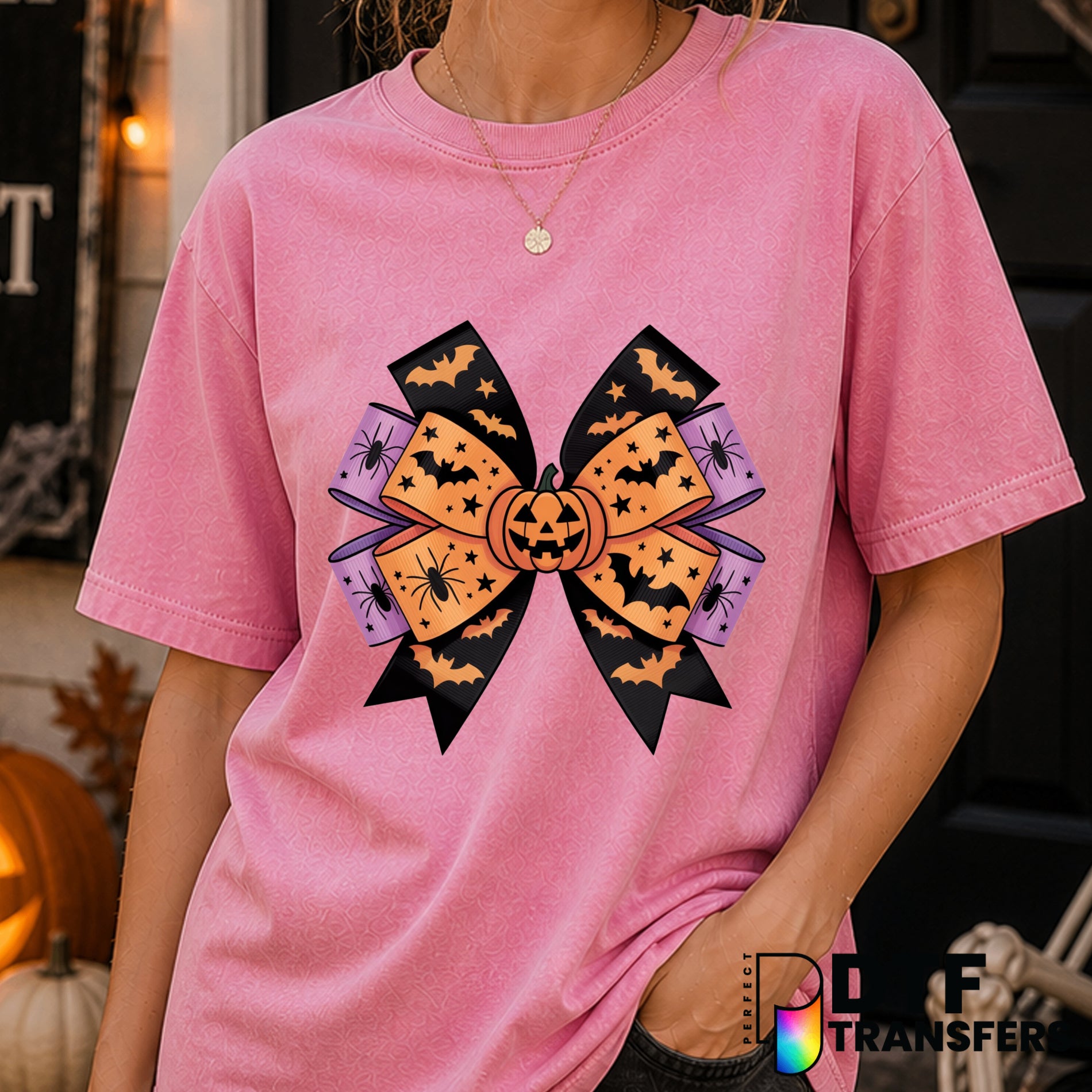 I'm Just Here For The Boos – Halloween DTF Transfer