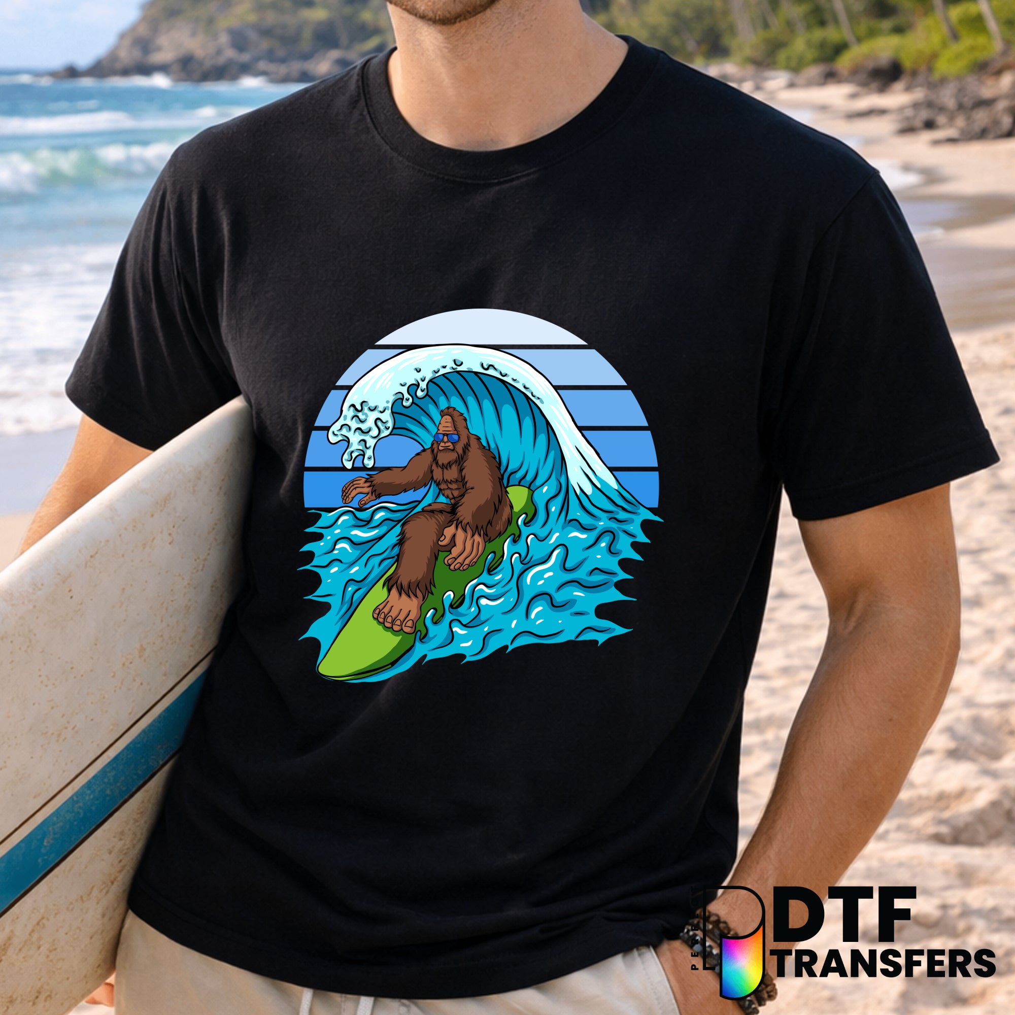 BIG FOOT SURFING SUMMER 1978 – Surfing DTF Transfer