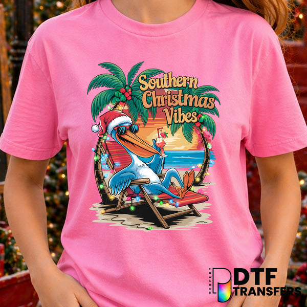 Southern Christmas Vibes – Christmas DTF Transfer