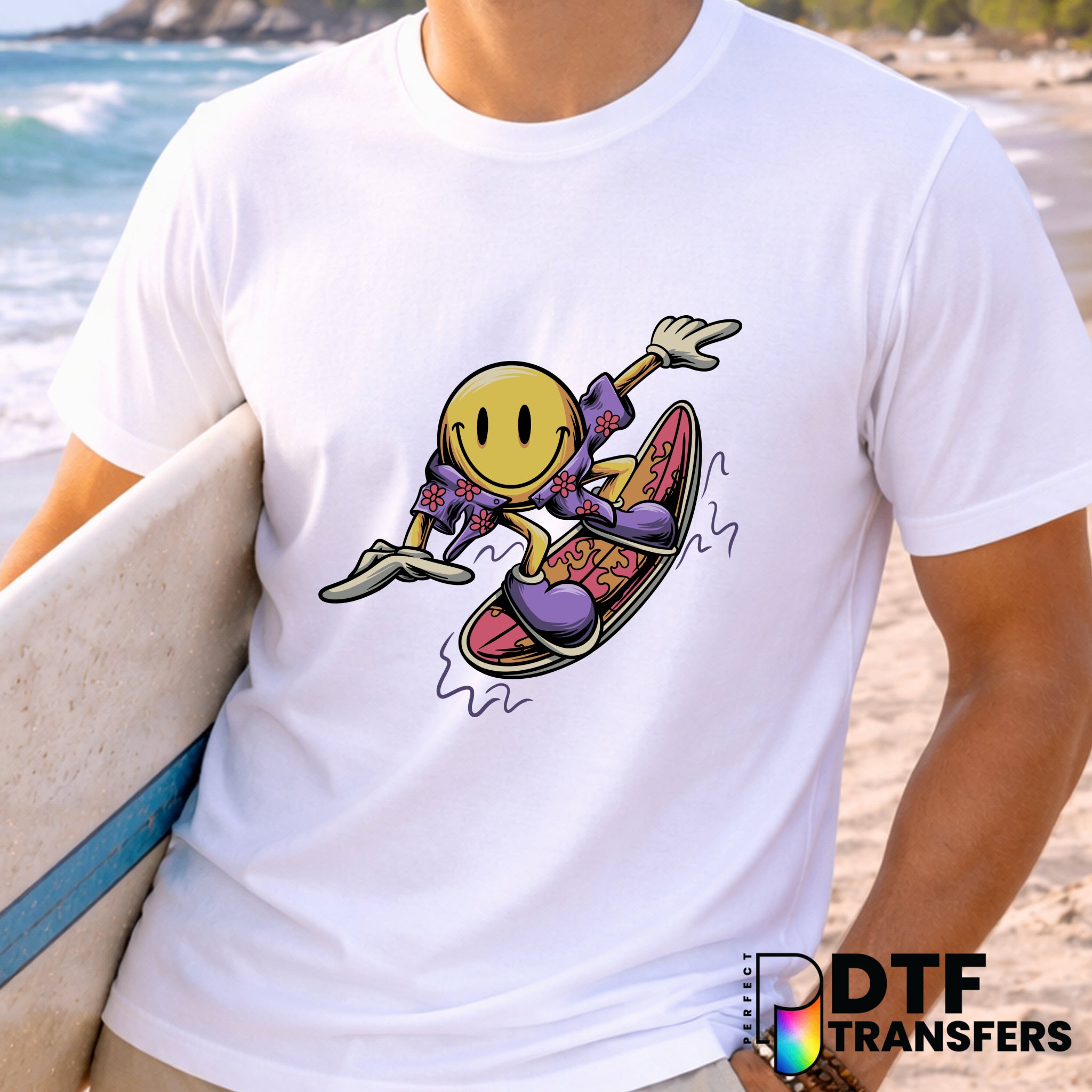 SURFING SUMMER FUN – Surfing DTF Transfer