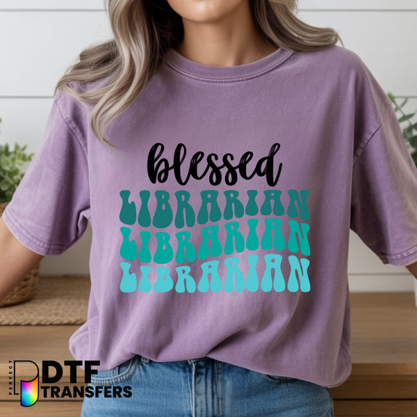 Blessed Librarian – Teacher DTF Transfer