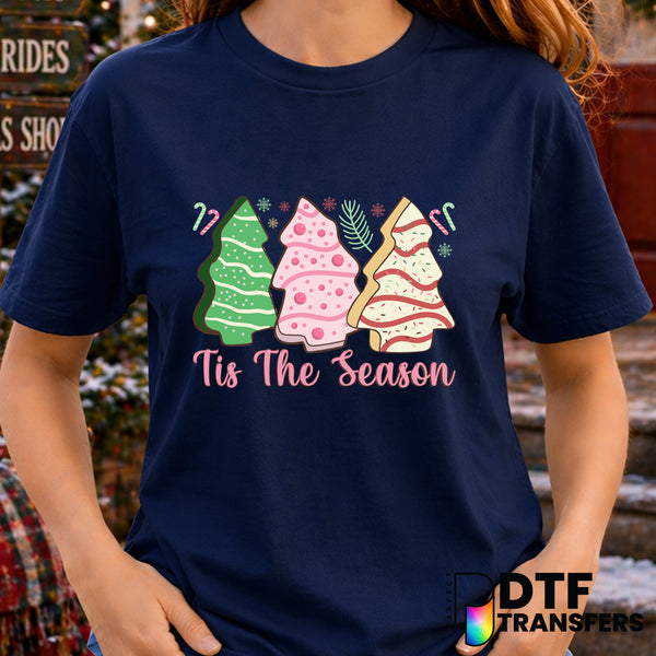 Tis the Season Christmas Cakes – Christmas DTF Transfer