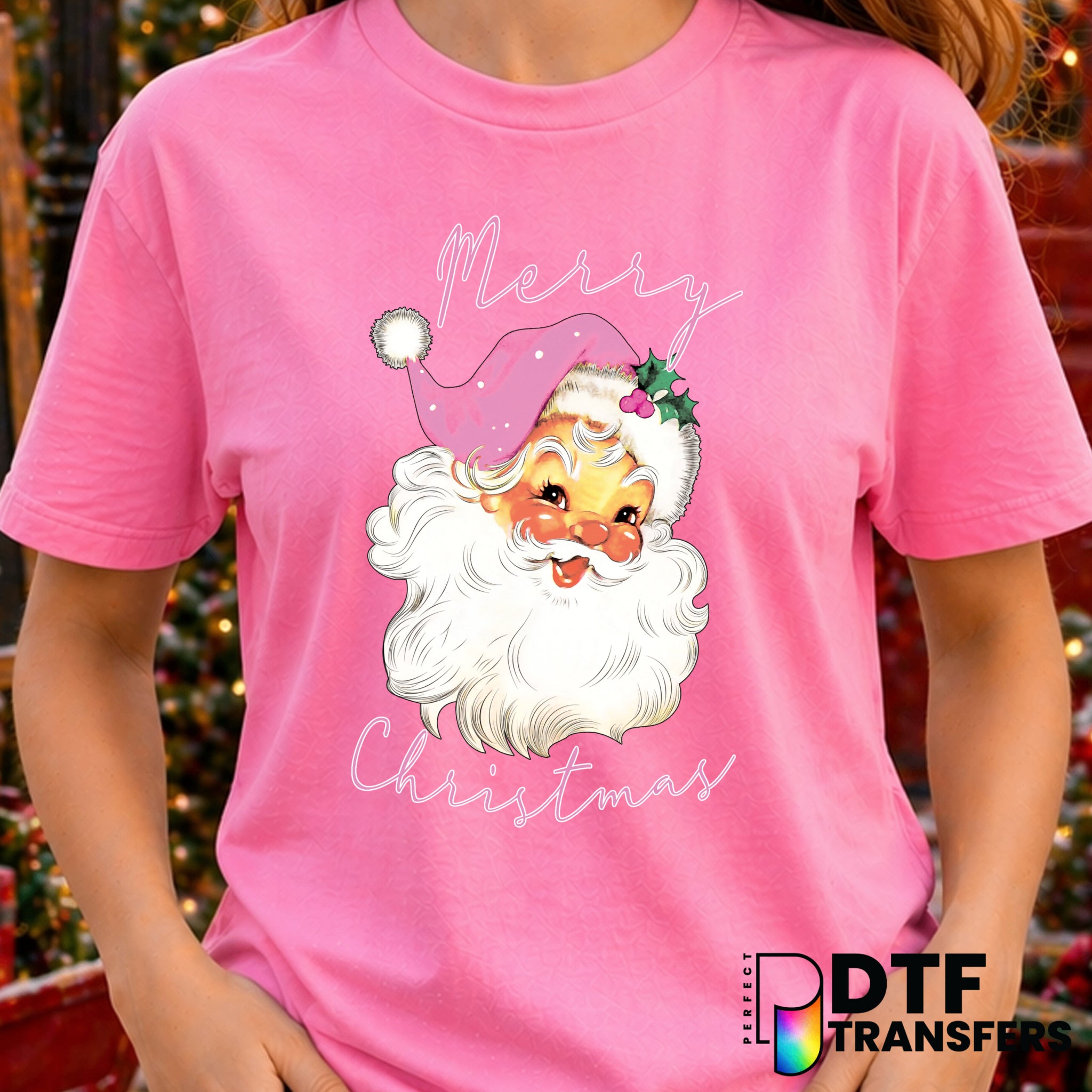 Merry Christmas – Christmas DTF Transfer