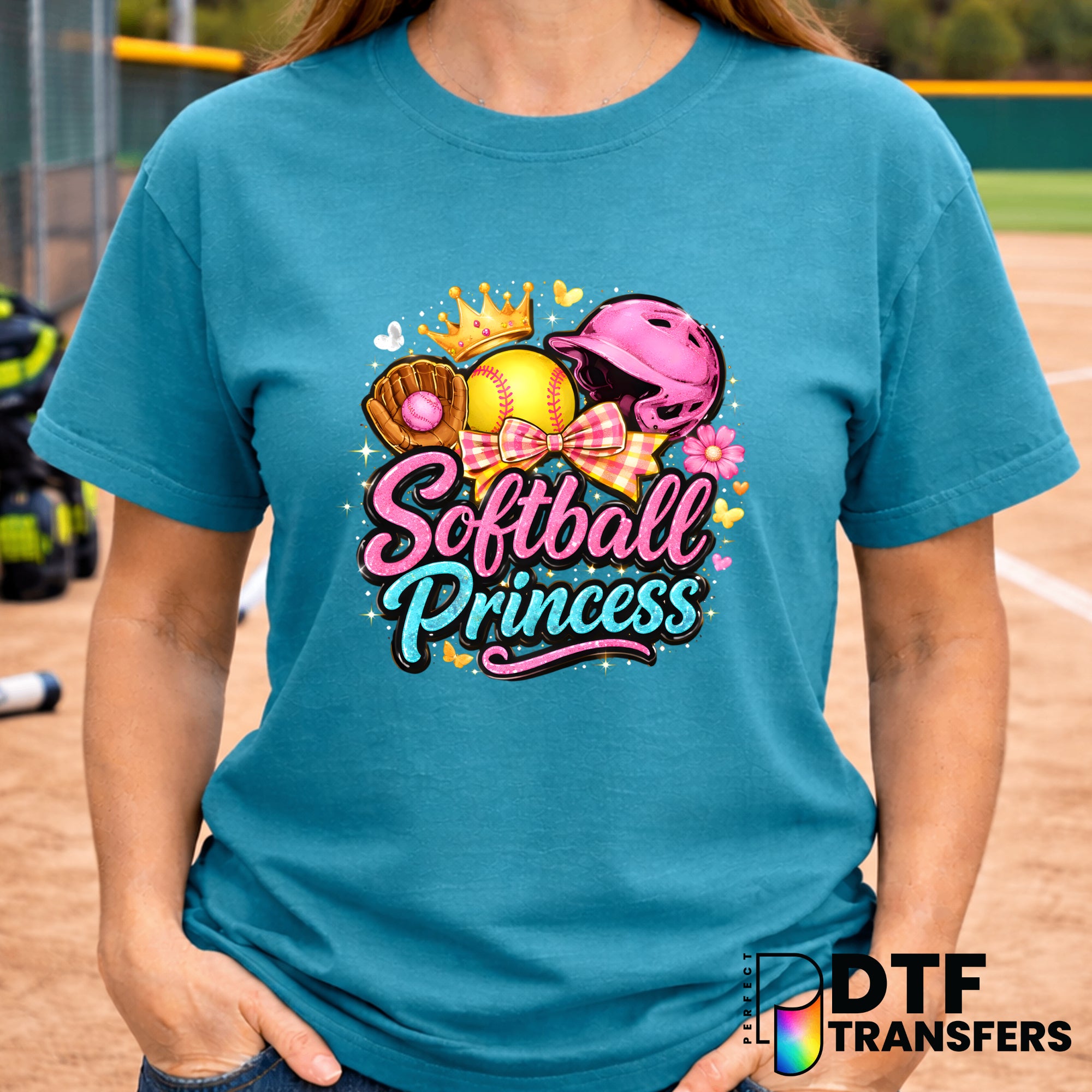 Softball Princess – Softball DTF Transfer
