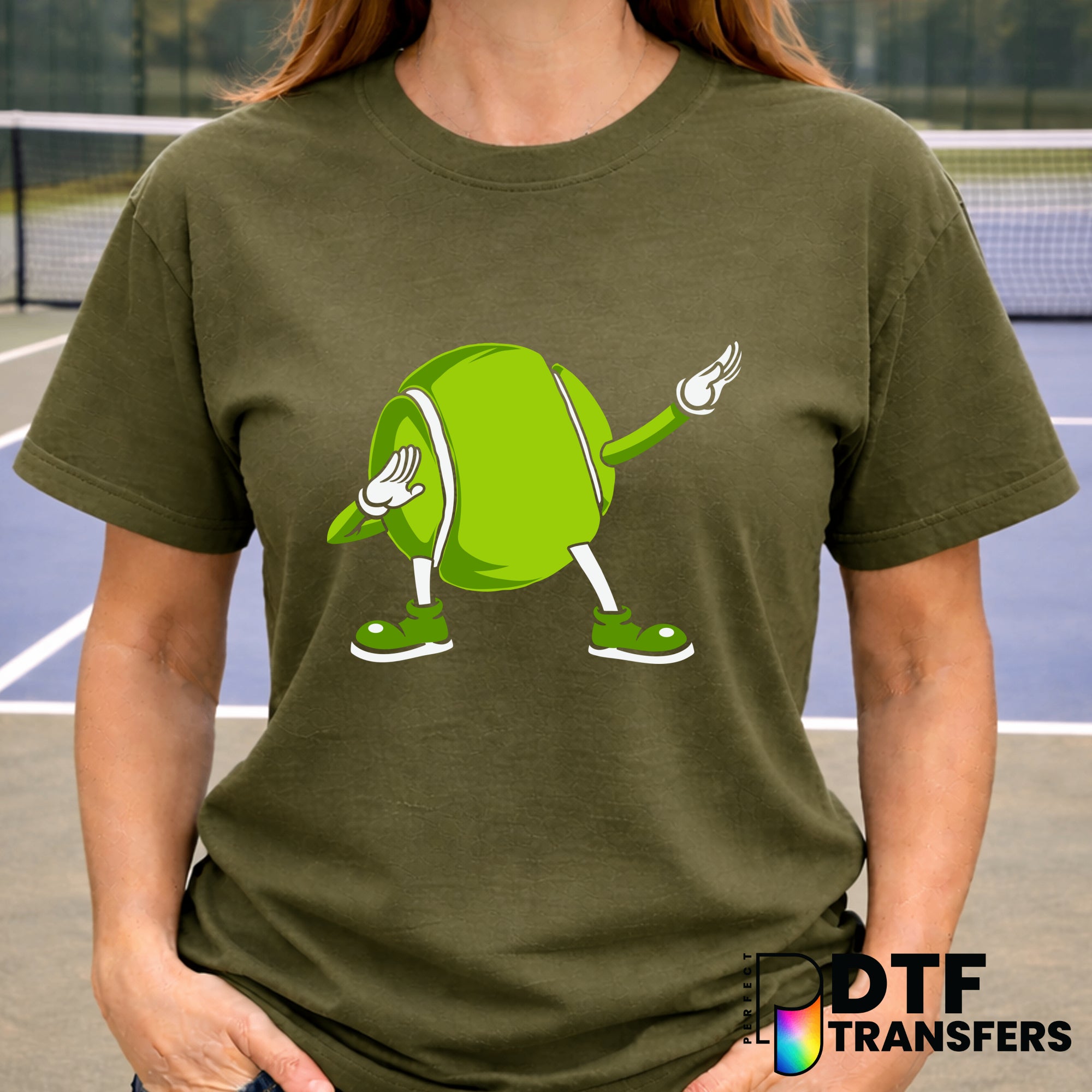I'd Hit That Funny Dabbing Tennis Ball – DTF Transfer
