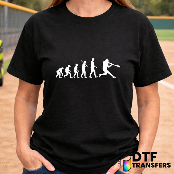Softball Player Evolution – DTF Transfer