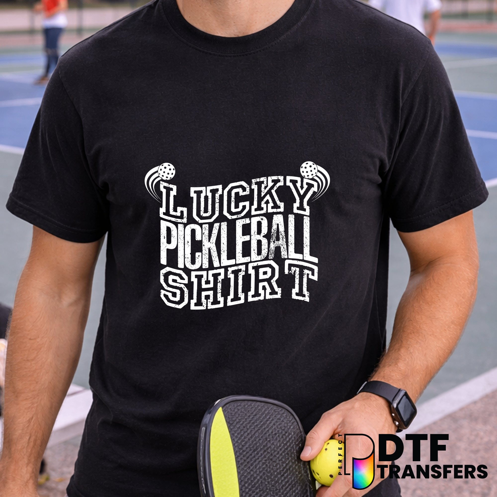 Lucky Pickleball – Pickleball DTF Transfer