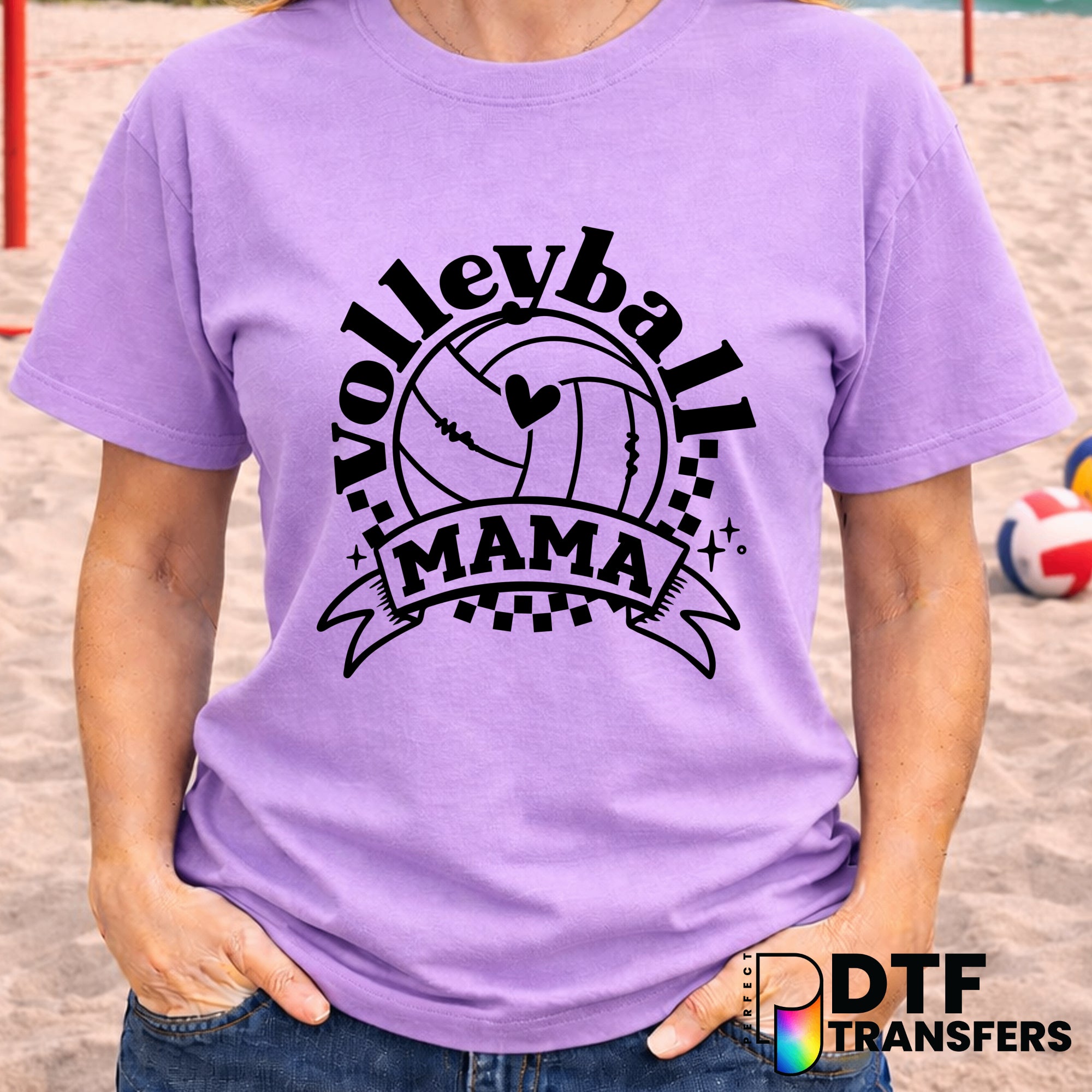 Volleyball Mama – Volleyball DTF Transfer