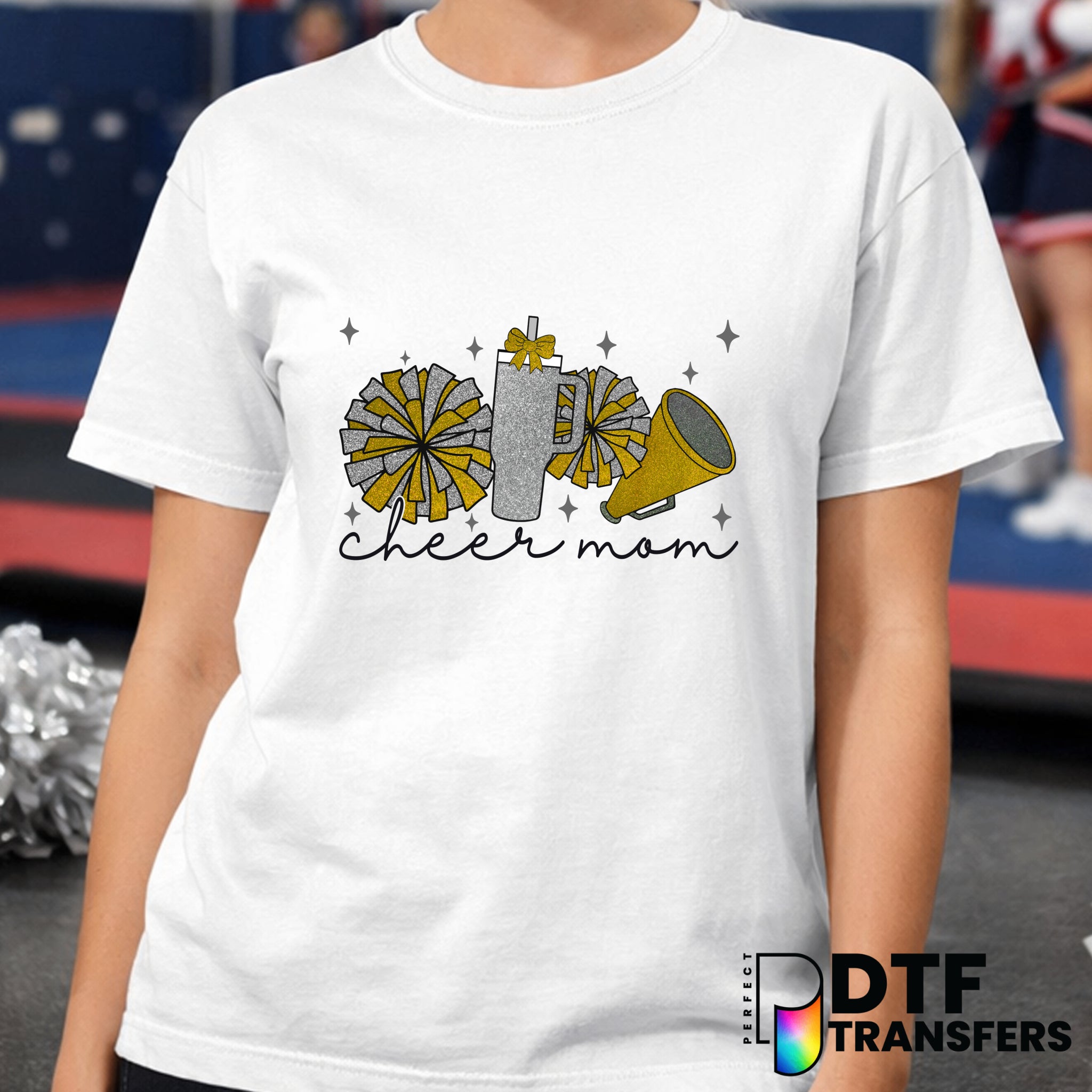 Cheer Mom – Cheerleading DTF Transfer
