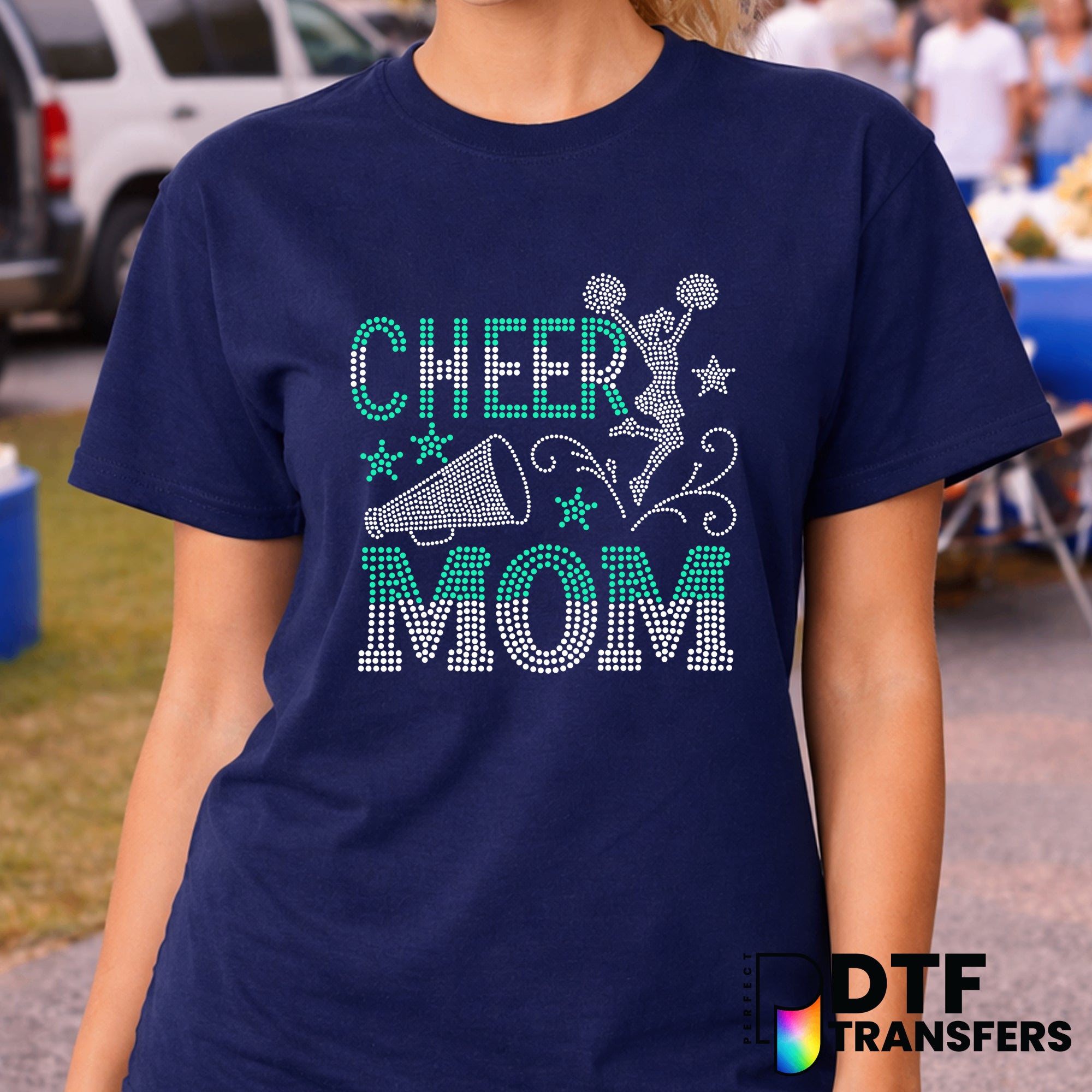 Cheer Mom – Cheerleading DTF Transfer
