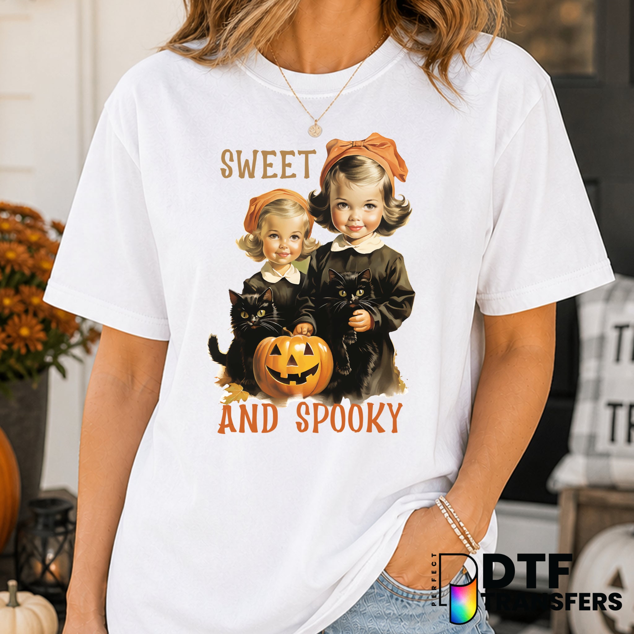Sweet and Spooky – Halloween DTF Transfer