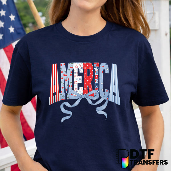 America – Fourth of July DTF Transfer