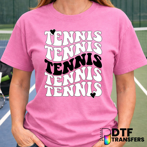 "TENNIS CLUB" – Tennis DTF Transfer