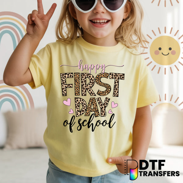 Happy First Day of School - Welcome Back to School – Teacher DTF Transfer