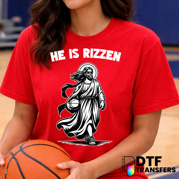 He is Rizzin' – Basketball DTF Transfer