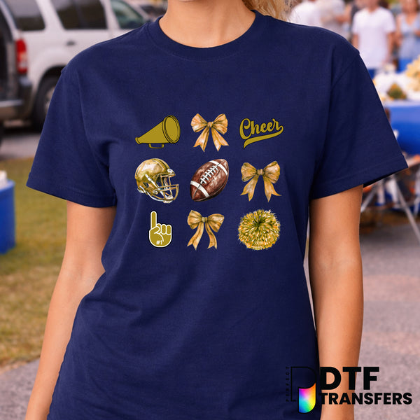 Game Day Cheer – Cheerleading DTF Transfer