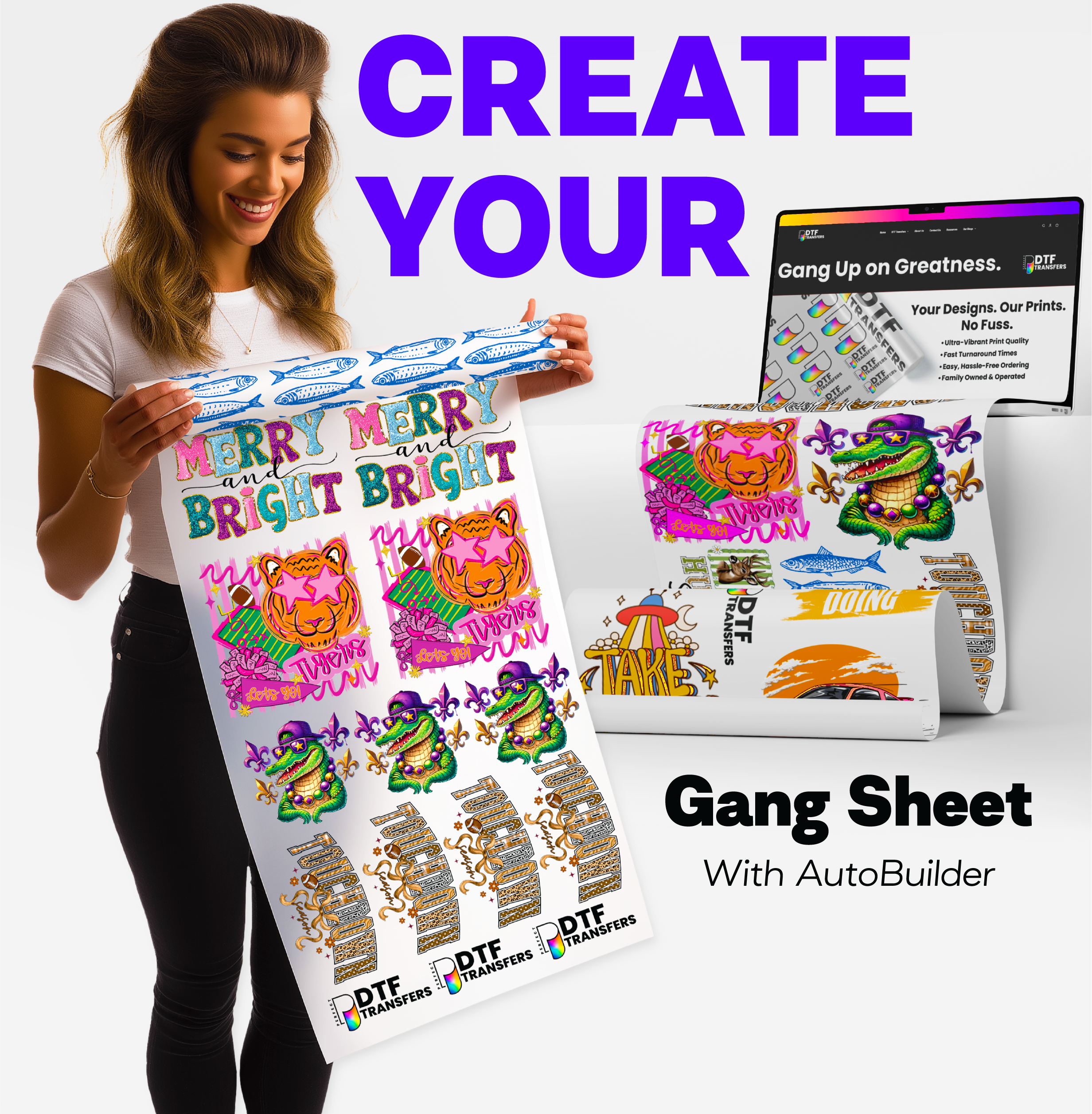 Create Your Gang Sheet with Our Gang Sheet Builder Software