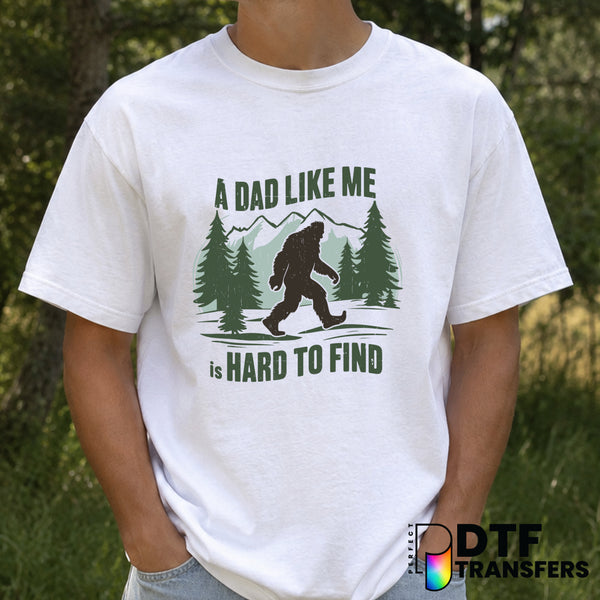 A Dad Like Me is Hard to Find – Father's Day DTF Transfer (view 1 of 2) – by Perfect DTF Transfers – Premade DTF Transfers...