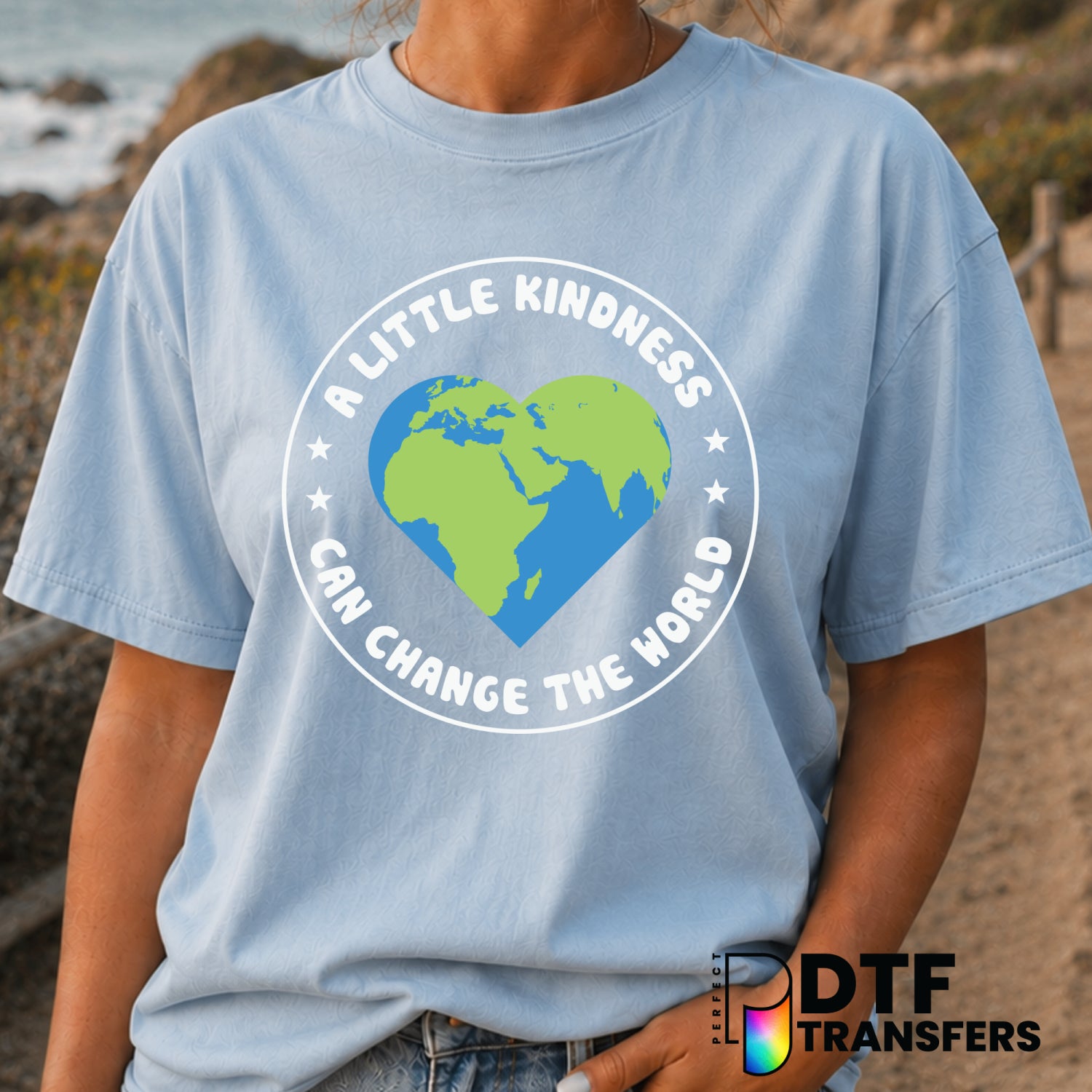 A Little Kindness Can Change The World. – Anti-Bullying DTF Transfer (view 1 of 2) – by Perfect DTF Transfers – Premade DT...