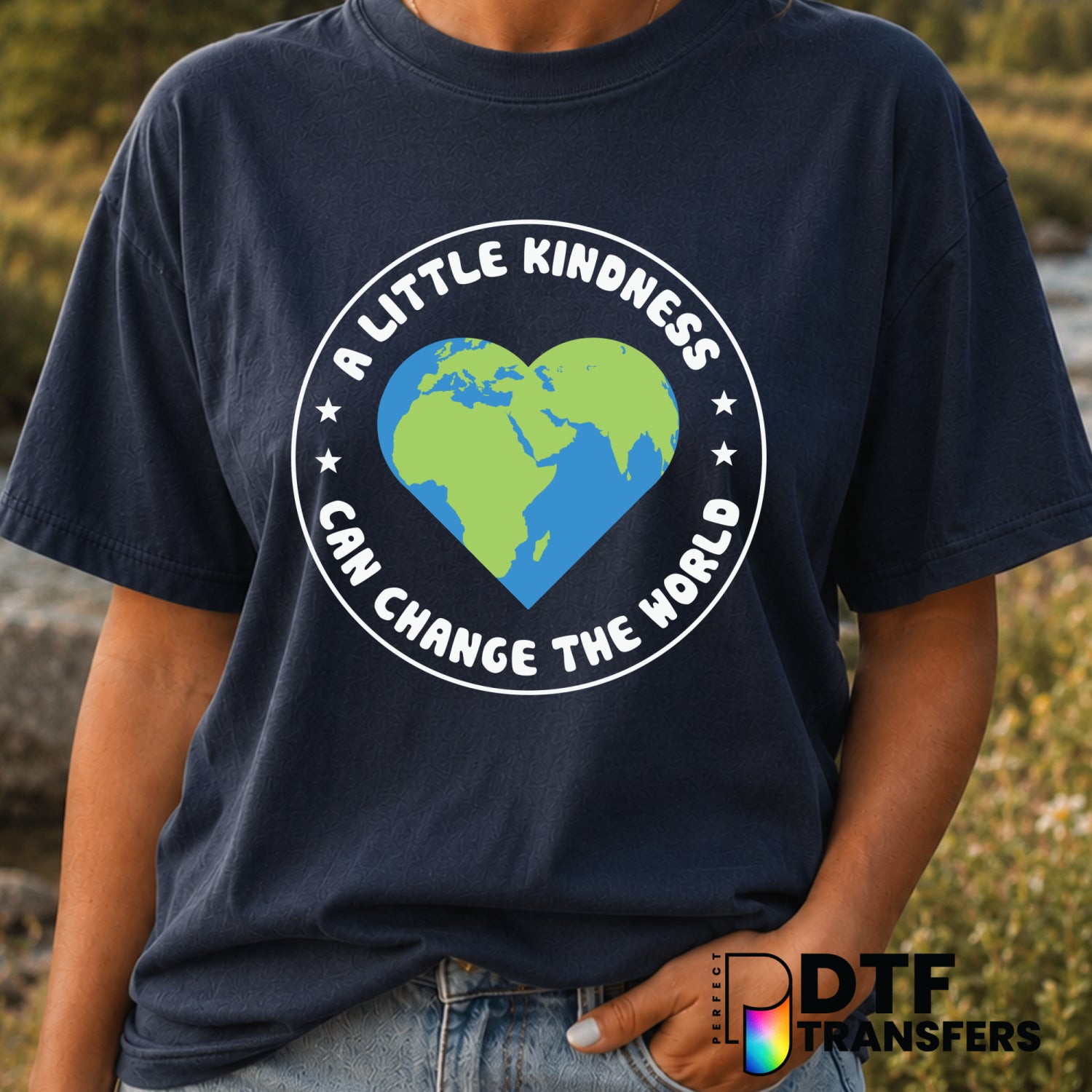 A Little Kindness Can Change The World. – Anti-Bullying DTF Transfer (view 2 of 2) – by Perfect DTF Transfers – Premade DT...