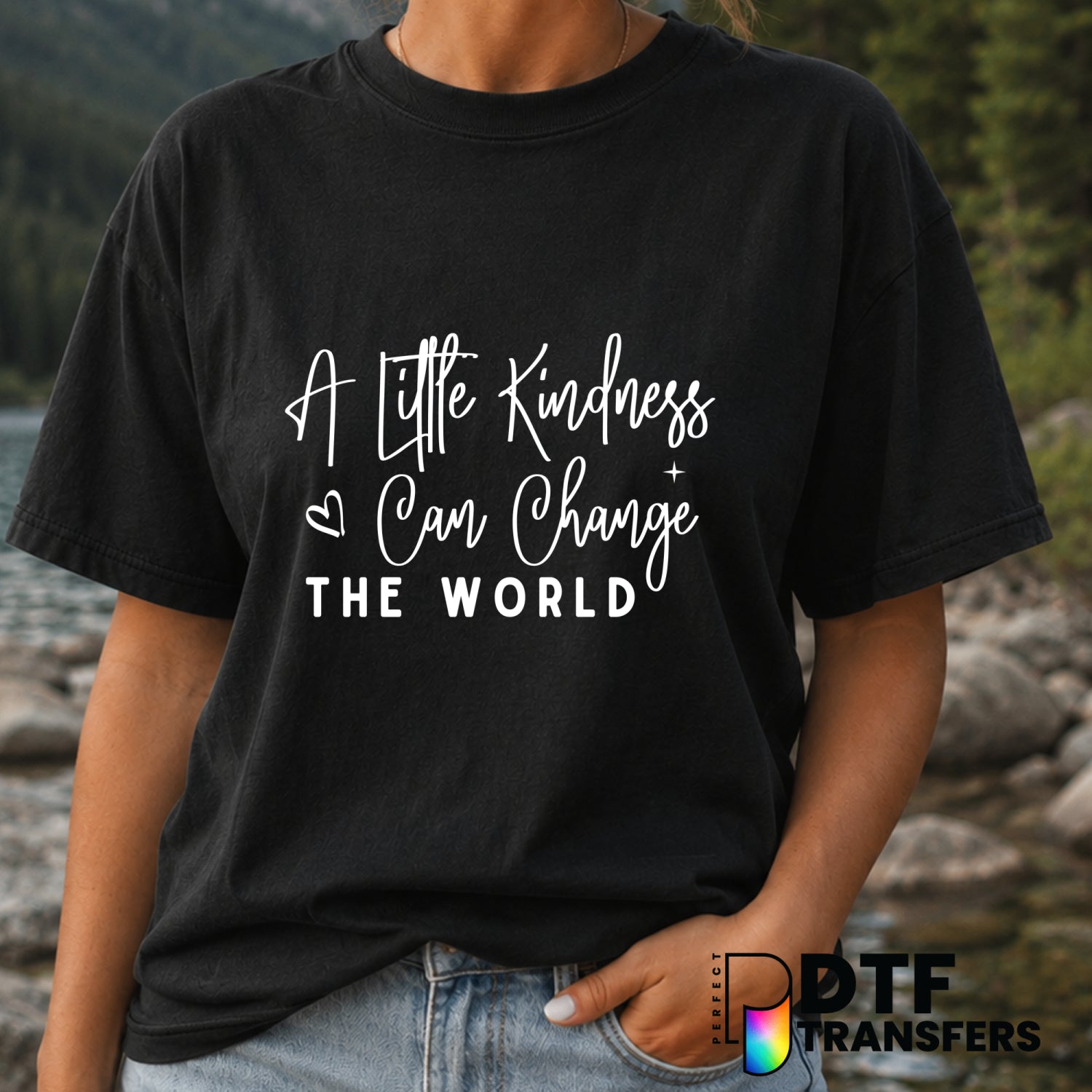 A Little Kindness Can Change The World – Anti-Bullying DTF Transfer (view 2 of 2) – by Perfect DTF Transfers – Premade DTF...