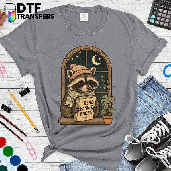 I READ BANNED BOOKS – Teacher DTF Transfer