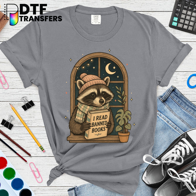 I READ BANNED BOOKS – Teacher DTF Transfer