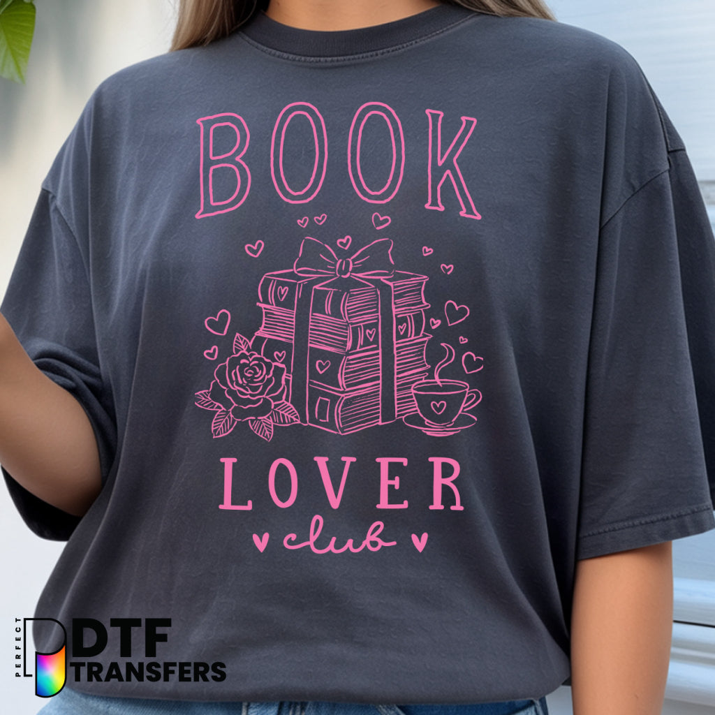 BOOK LOVER CLUB – Teacher DTF Transfer