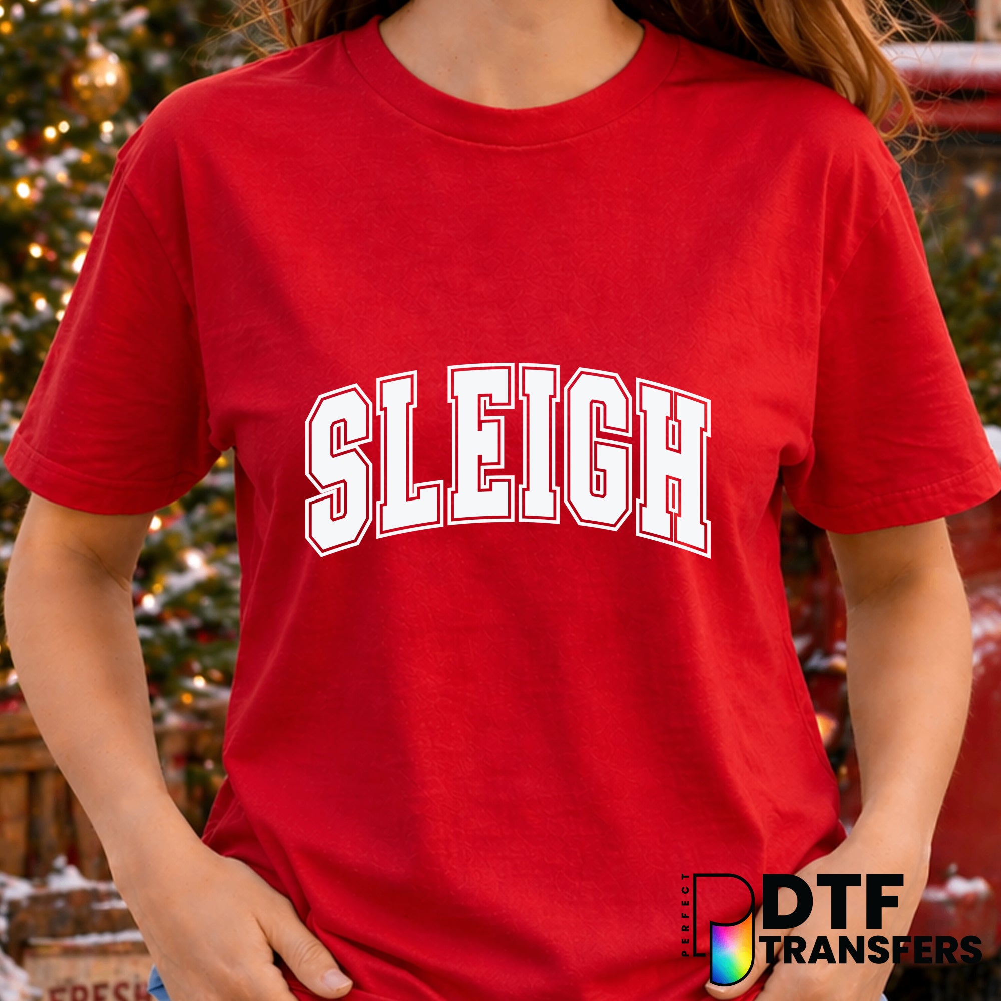 Sleigh My Name – Christmas DTF Transfer