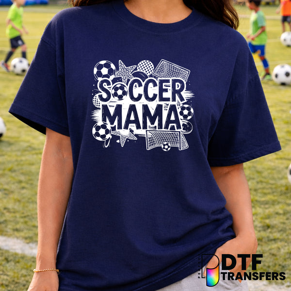Soccer Mama Leopard Goals Stars – Soccer DTF Transfer