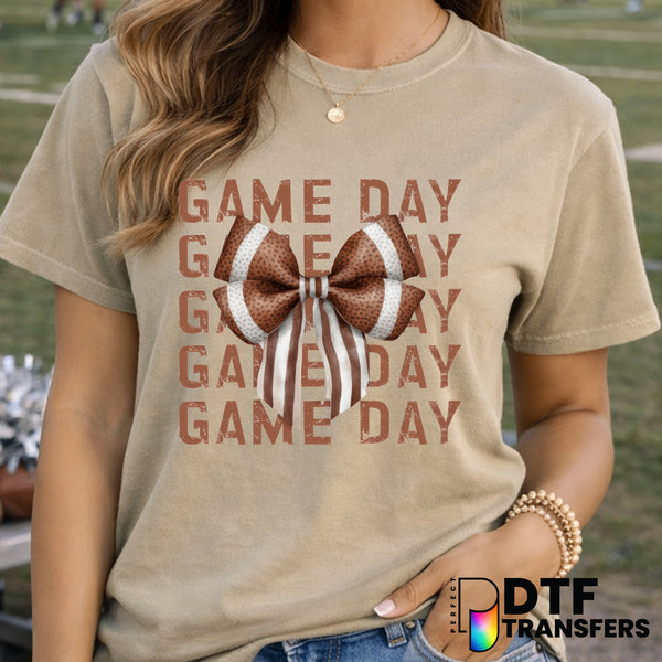 Game Day Leopard Football – DTF Transfer