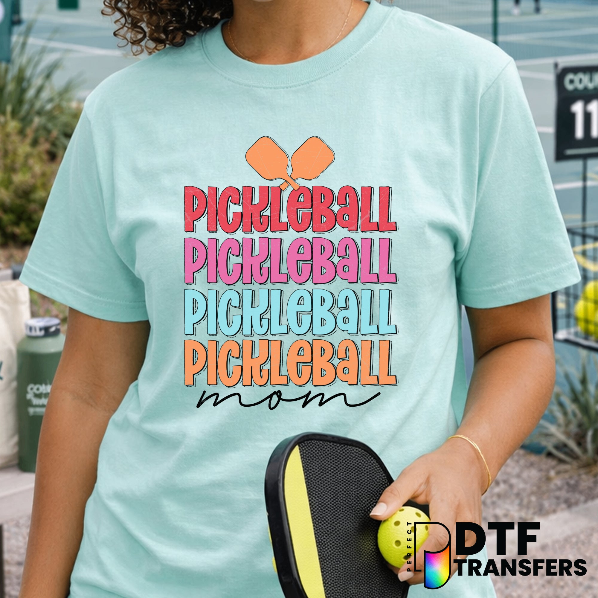 Pickleball Mom – Pickleball DTF Transfer