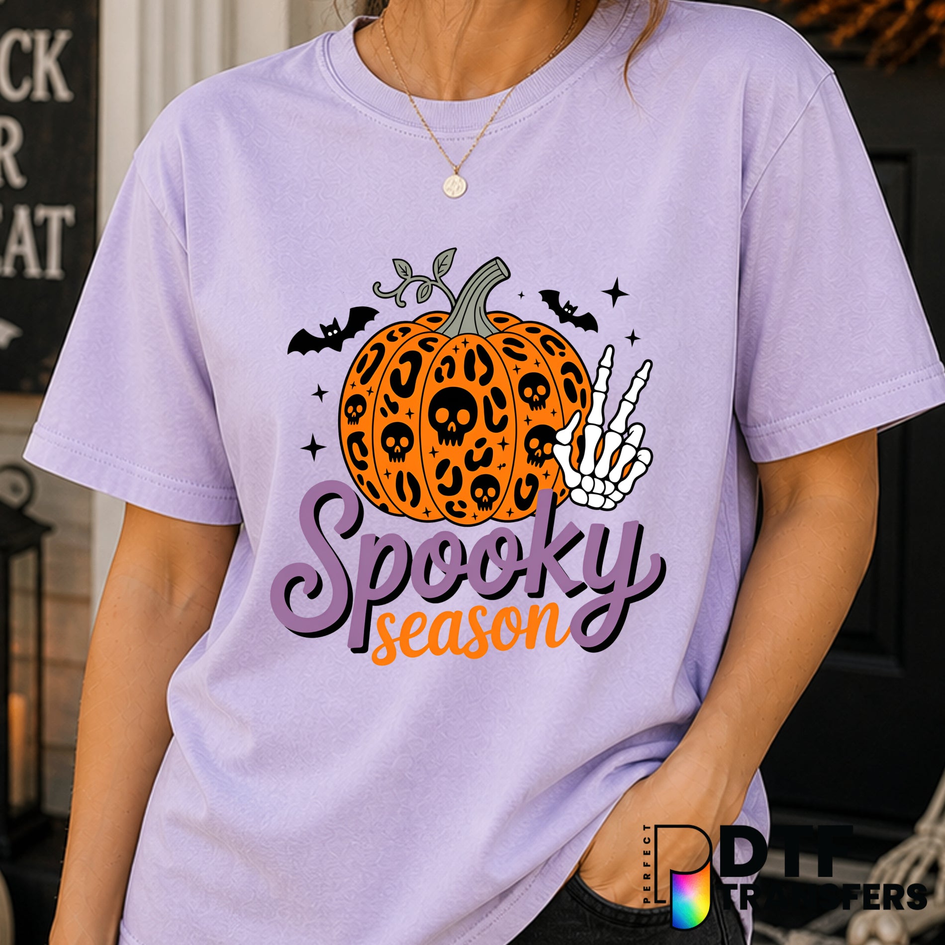 Spooky Vibes – Halloween DTF Transfer