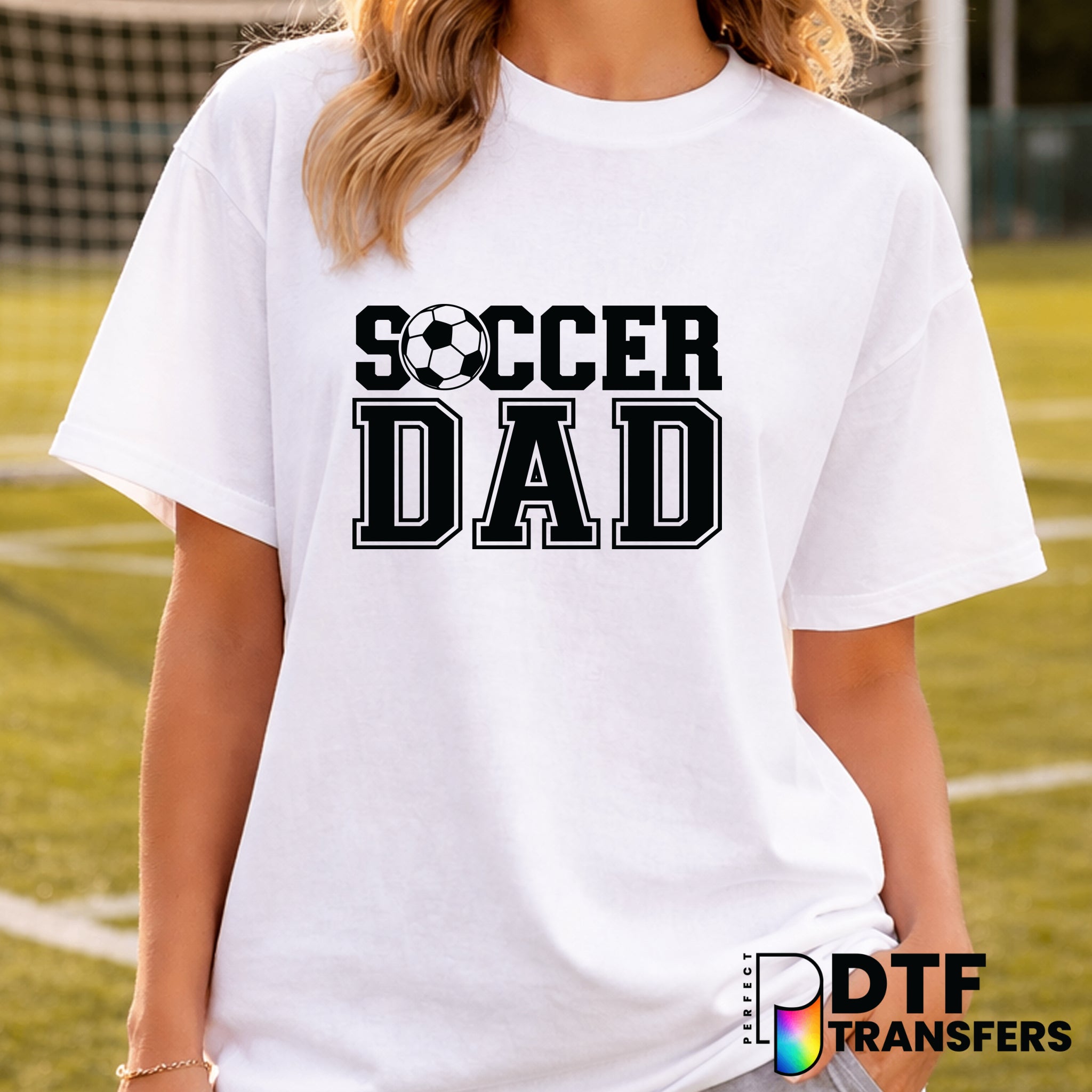SOCCER DAD VARSITY – Soccer DTF Transfer
