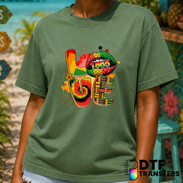 LOVE – Black History Month DTF Transfer